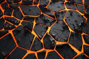 voronoi bloques modelo textura antecedentes generativo ai foto