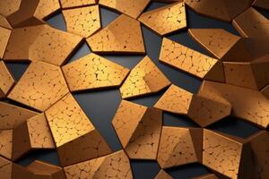 Voronoi Blocks Pattern Texture Background photo