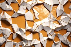 Voronoi Blocks Pattern Texture Background photo