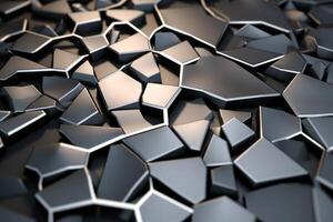 Voronoi Blocks Pattern Texture Background photo