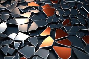 Voronoi Blocks Pattern Texture Background photo