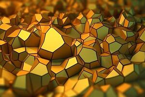 Voronoi Blocks Pattern Texture Background Generative AI photo