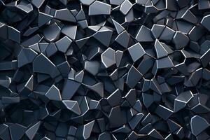 Voronoi Blocks Pattern Texture Background photo