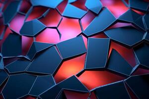 Voronoi Blocks Pattern Texture Background photo