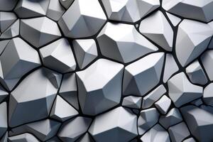 Voronoi Blocks Pattern Texture Background photo