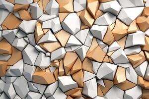 Voronoi Blocks Pattern Texture Background photo