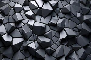 Voronoi Blocks Pattern Texture Background photo