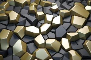 Voronoi Blocks Pattern Texture Background photo