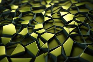 Voronoi Blocks Pattern Texture Background Generative AI photo