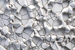 Voronoi Blocks Pattern Texture Background Generative AI photo