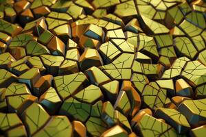 Voronoi Blocks Pattern Texture Background photo