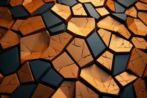 Voronoi Blocks Pattern Texture Background photo