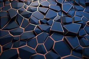Voronoi Blocks Pattern Texture Background photo