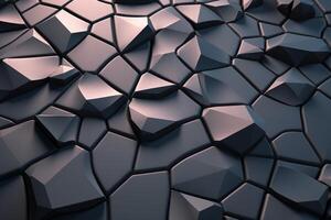 voronoi bloques modelo textura antecedentes generativo ai foto