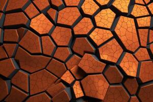 Voronoi Blocks Pattern Texture Background photo
