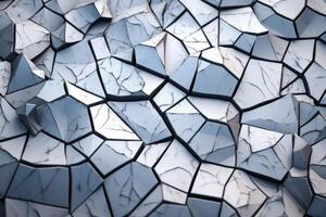 Voronoi Blocks Pattern Texture Background photo