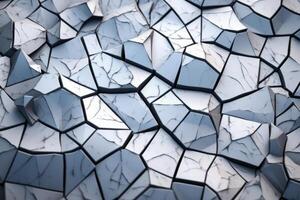 voronoi bloques modelo textura antecedentes generativo ai foto