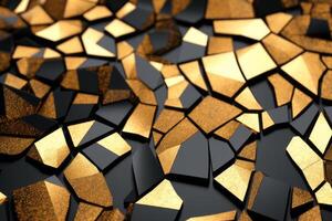 Voronoi Blocks Pattern Texture Background photo
