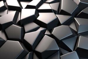 Voronoi Blocks Pattern Texture Background photo