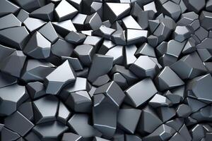 Voronoi Blocks Pattern Texture Background photo