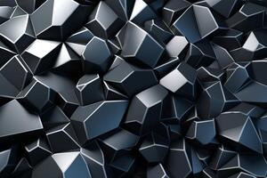 Voronoi Blocks Pattern Texture Background Generative AI photo