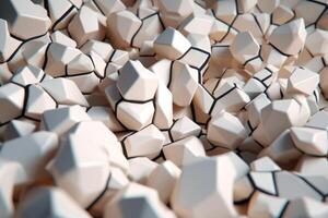 Voronoi Blocks Pattern Texture Background photo