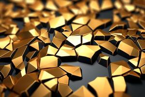 Voronoi Blocks Pattern Texture Background photo