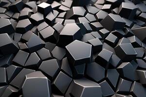 Voronoi Blocks Pattern Texture Background photo