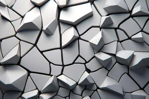 Voronoi Blocks Pattern Texture Background photo