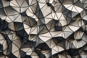 Voronoi Blocks Pattern Texture Background photo