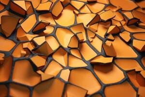 Voronoi Blocks Pattern Texture Background photo