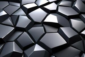 Voronoi Blocks Pattern Texture Background photo