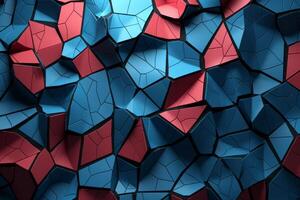 Voronoi Blocks Pattern Texture Background photo