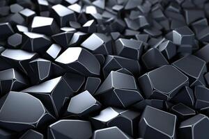 Voronoi Blocks Pattern Texture Background photo
