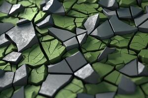 Voronoi Blocks Pattern Texture Background photo