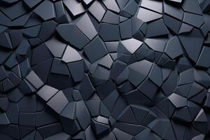 Voronoi Blocks Pattern Texture Background Generative AI photo