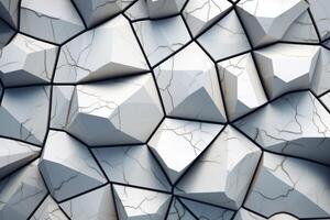 Voronoi Blocks Pattern Texture Background photo