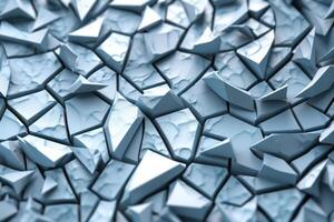 Voronoi Blocks Pattern Texture Background photo