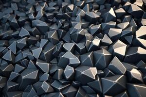 Voronoi Blocks Pattern Texture Background photo