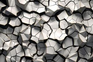 Voronoi Blocks Pattern Texture Background photo