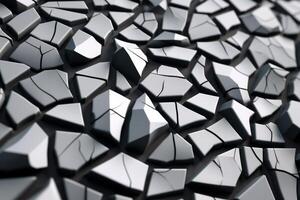 Voronoi Blocks Pattern Texture Background photo