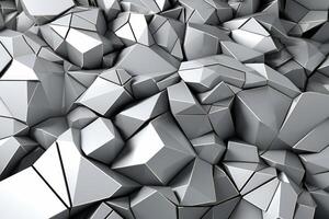 Voronoi Blocks Pattern Texture Background Generative AI photo