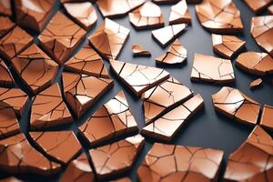Voronoi Blocks Pattern Texture Background photo