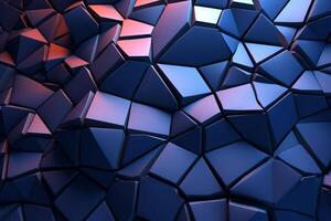 Voronoi Blocks Pattern Texture Background photo