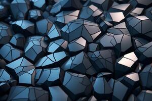Voronoi Blocks Pattern Texture Background photo