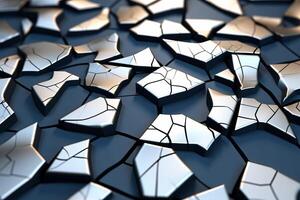 Voronoi Blocks Pattern Texture Background photo
