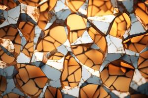 Voronoi Blocks Pattern Texture Background photo