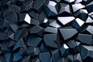 Voronoi Blocks Pattern Texture Background photo