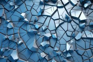 Voronoi Blocks Pattern Texture Background photo