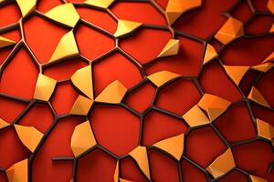 Voronoi Blocks Pattern Texture Background photo